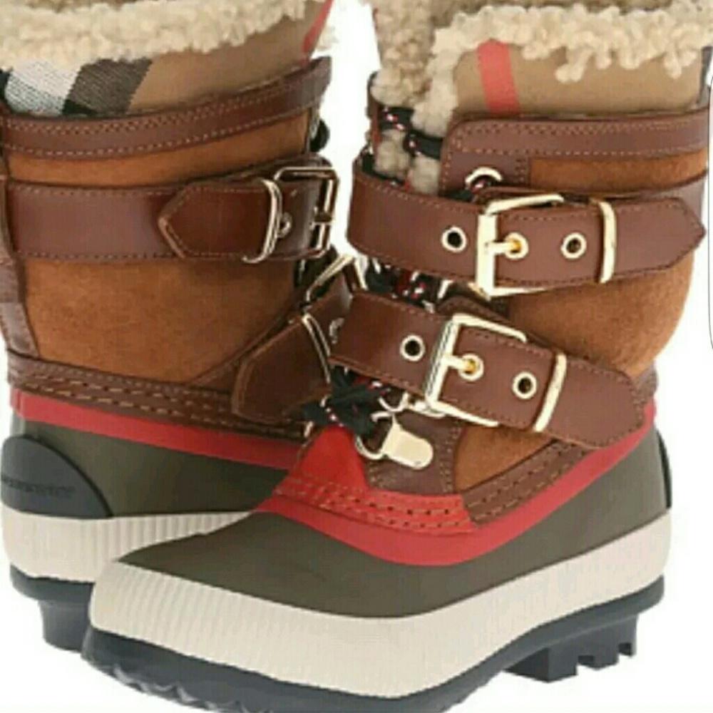 Burberry Winder Check Weather Boots